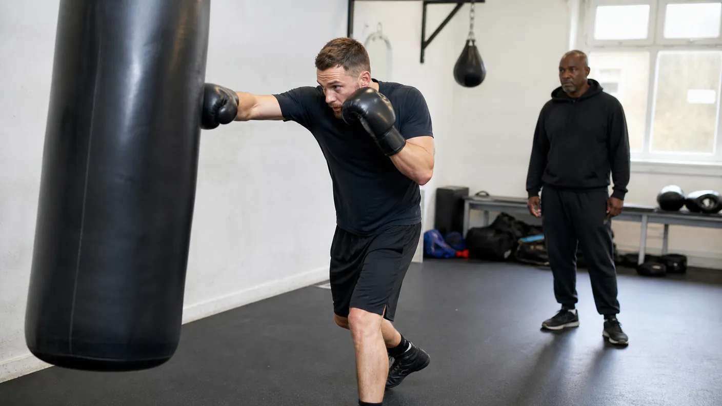Angle Step to Rear Uppercut Boxing Drill