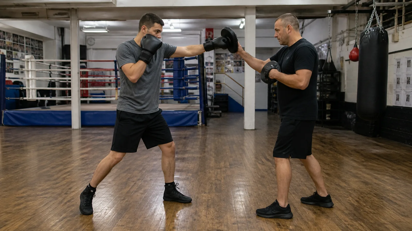 The Backward One-Two: Punch Without Running
