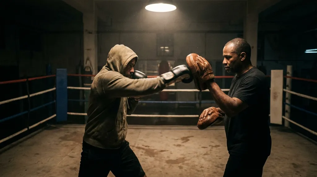 Training at Honour and Glory Boxing Club