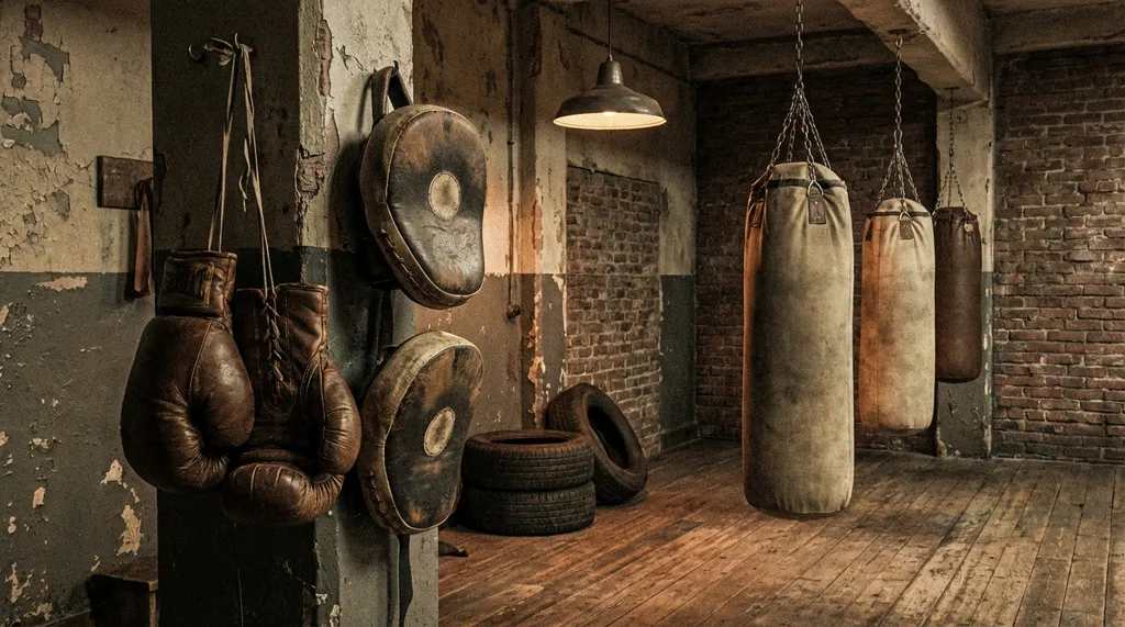 Boxing gloves and equipment at Honour and Glory