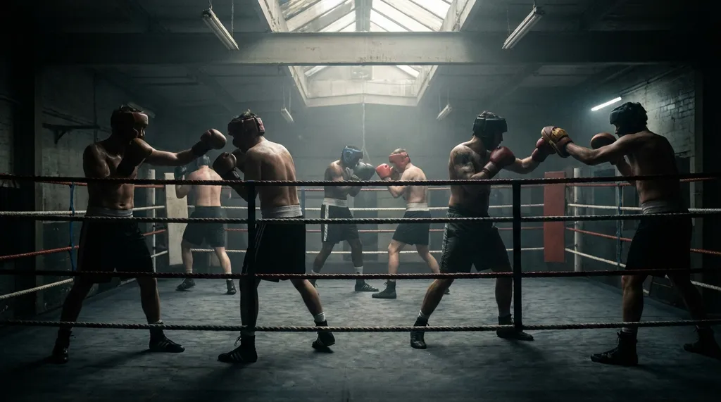Ring group at Honour and Glory Boxing Club