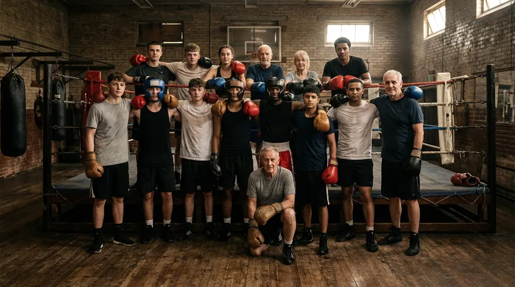 Women's boxing class at Honour and Glory Boxing Club