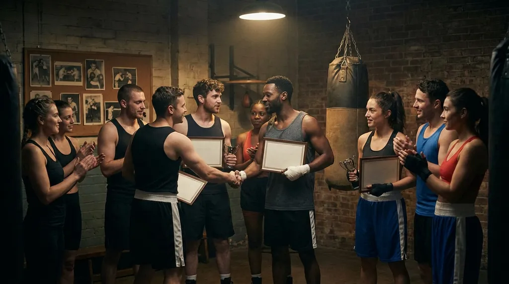 Certificates and achievements at Honour and Glory Boxing Club