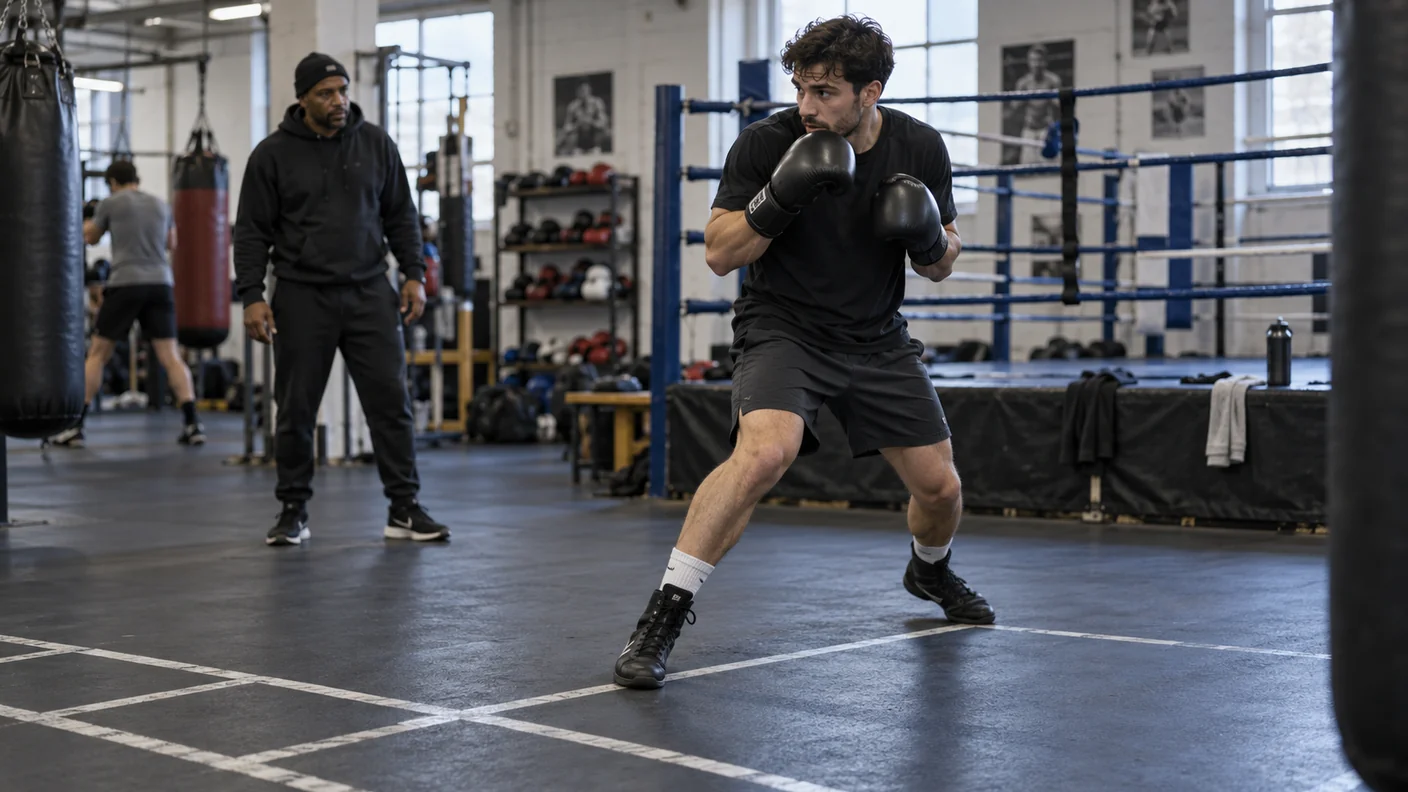 Boxing L-Step: A Calm Angled Exit