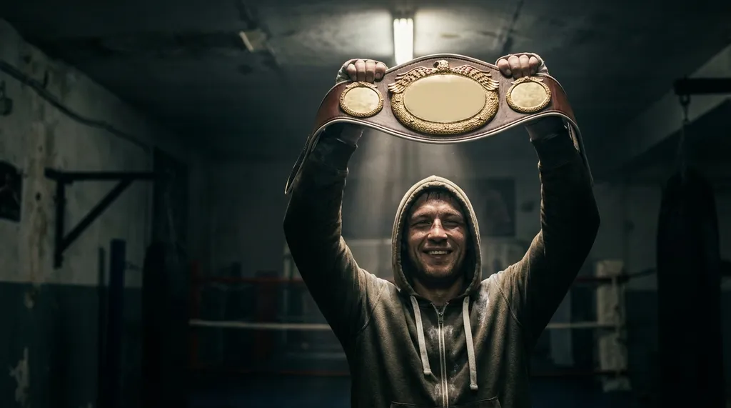 Belt winner at Honour and Glory Boxing Club