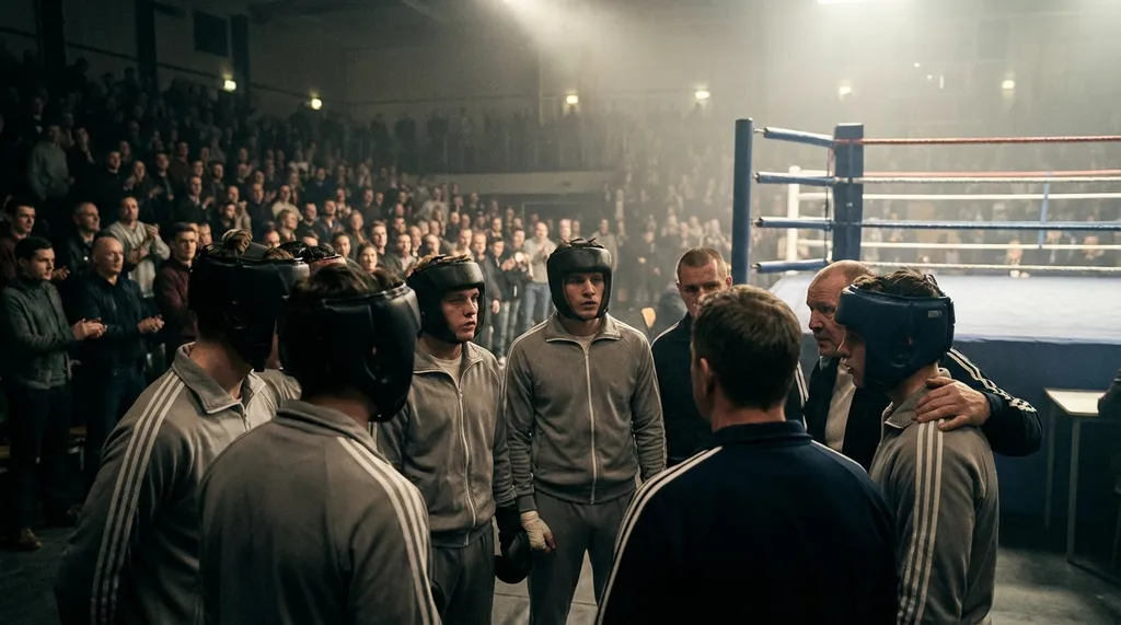 Competition team at Honour and Glory Boxing Club