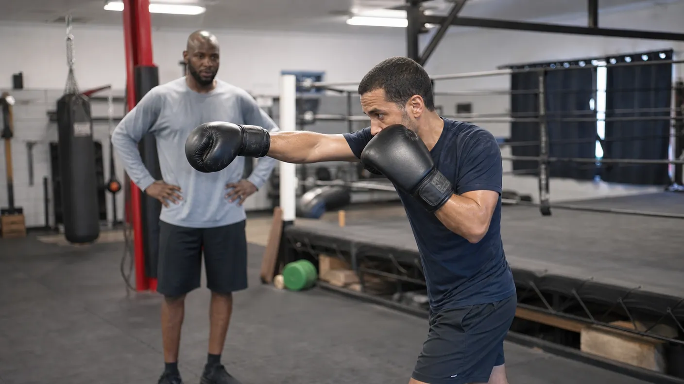 Boxing Posture Drill: Stop Folding Forward