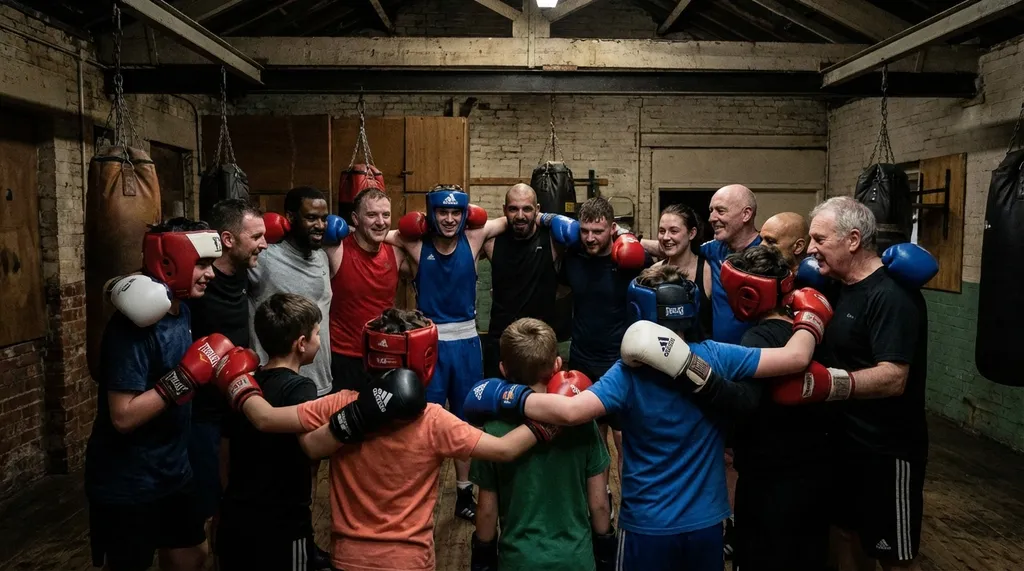 Team at Honour and Glory Boxing Club