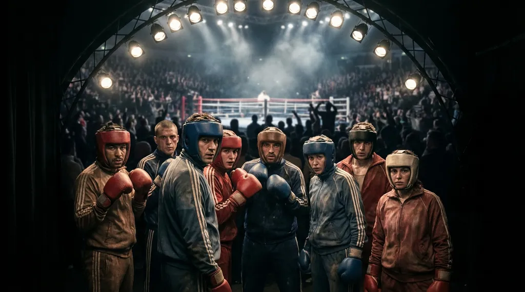 Ring group at Honour and Glory Boxing Club
