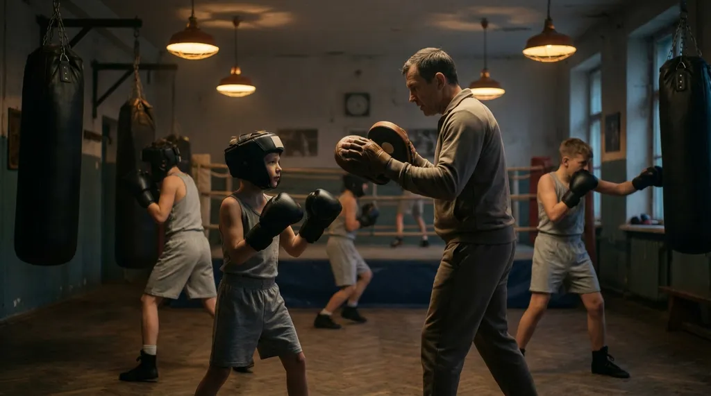Youth training at Honour and Glory Boxing Club