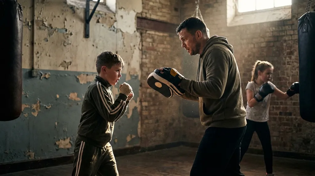 Youth training at Honour and Glory Boxing Club
