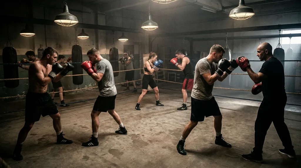 Ring group at Honour and Glory Boxing Club