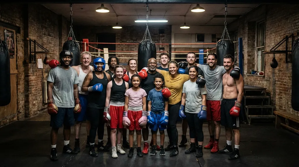 Team at Honour and Glory Boxing Club
