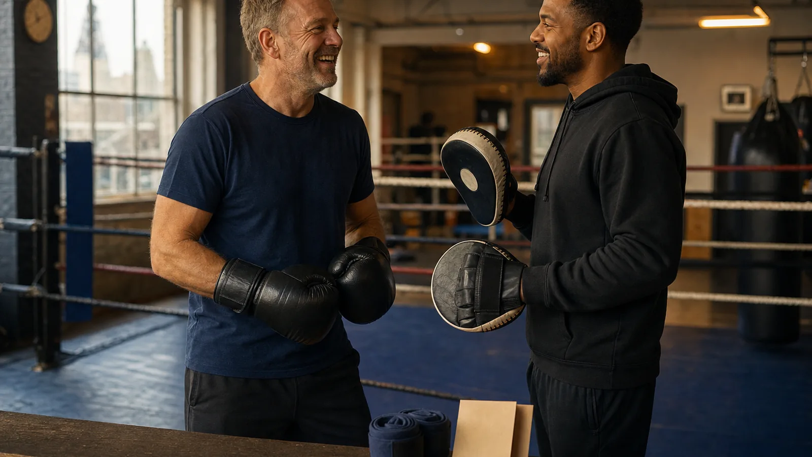A beginner-friendly boxing PT gift session for Father's Day in London