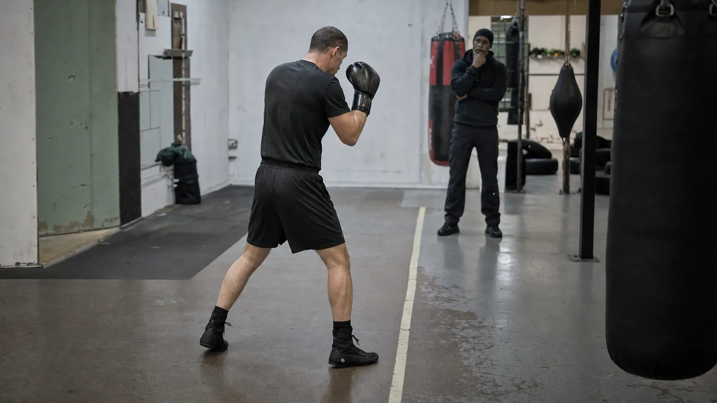 The Floor-Line Drill for a Better Boxing Stance