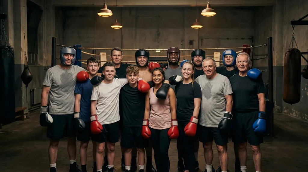 Team at Honour and Glory Boxing Club