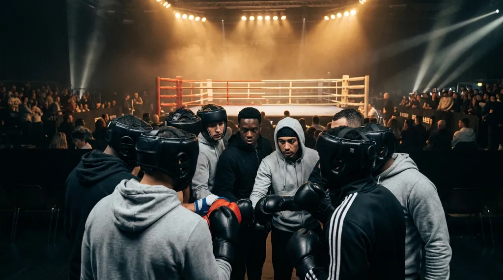 Team competition at Honour and Glory Boxing Club