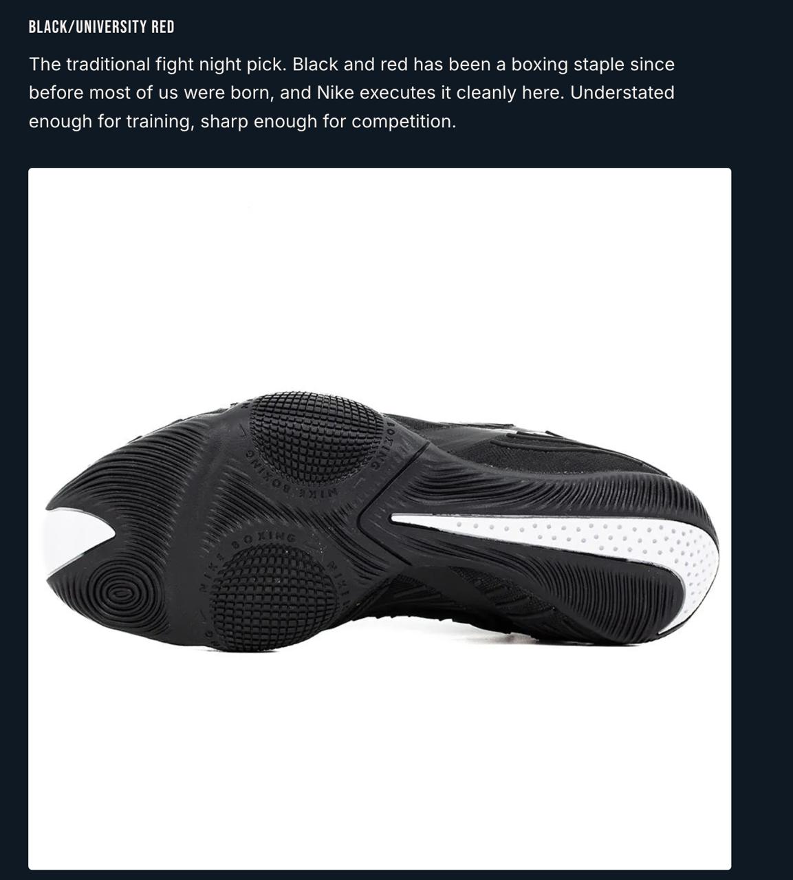 Nike HyperKO 3 - Black/University Red