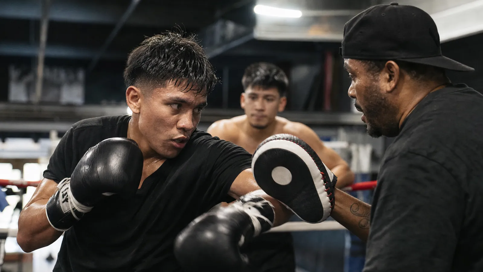 Article-specific boxing training scene for this guide