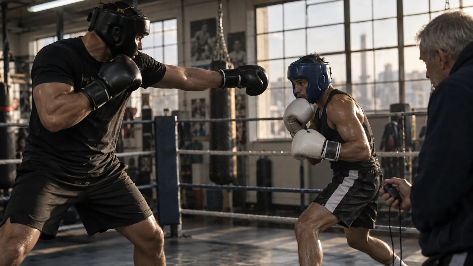 Article-specific boxing training image