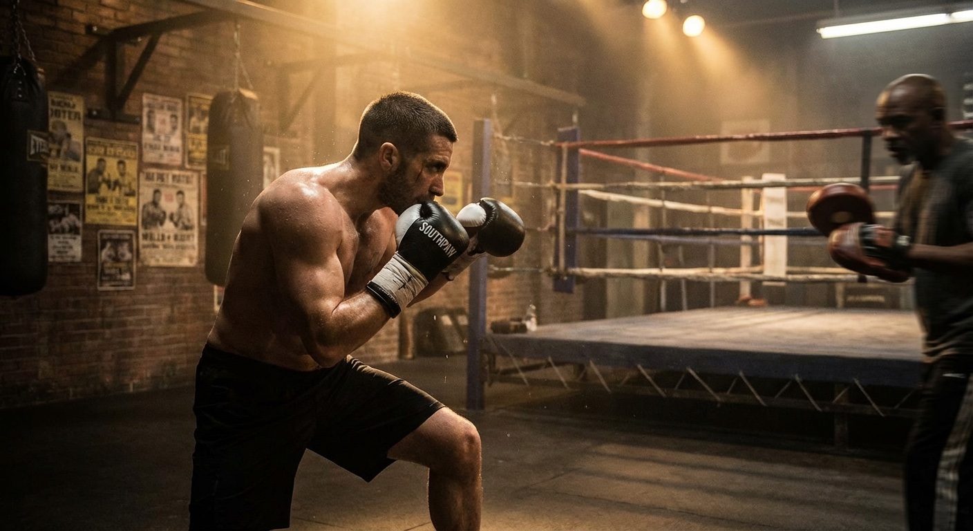 Southpaw boxer in orthodox versus southpaw stance training