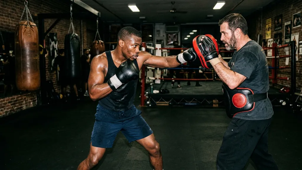 Boxing session near Lewisham and Millwall