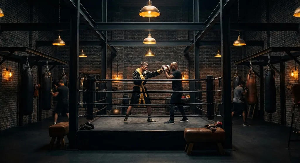 Training at Honour and Glory Boxing Club