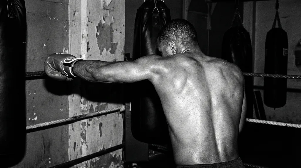 Boxer retracting their arm after a punch