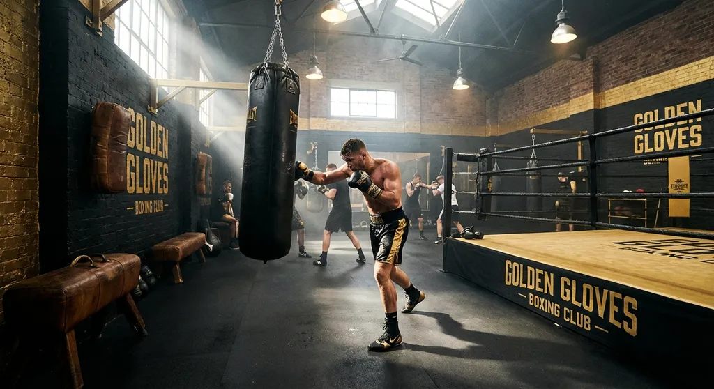 Training community at Honour and Glory Boxing Club