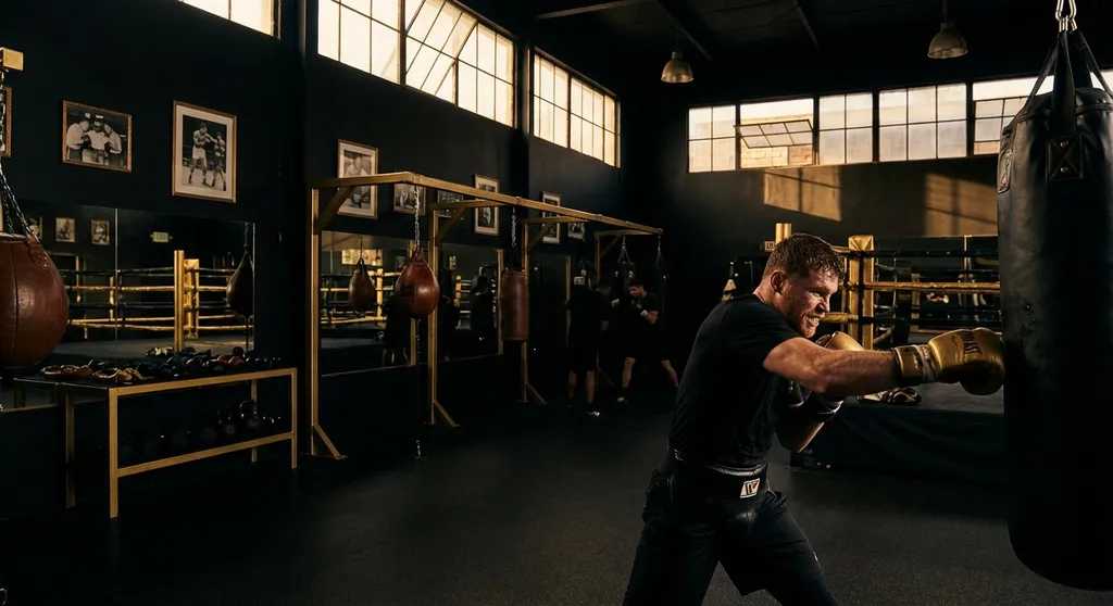 Hand wrapping at Honour and Glory Boxing Club