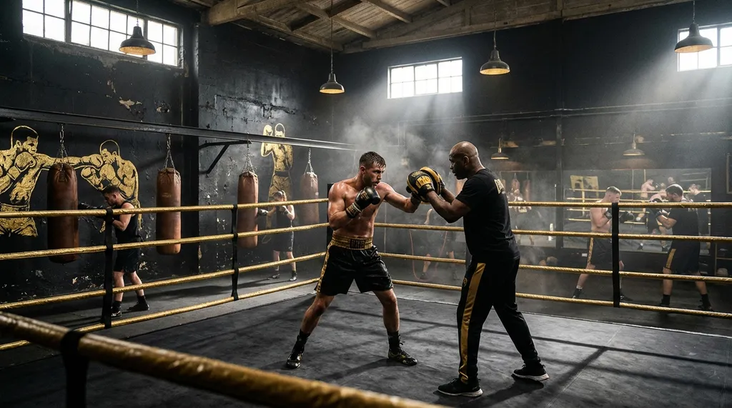 Ring group at Honour and Glory Boxing Club