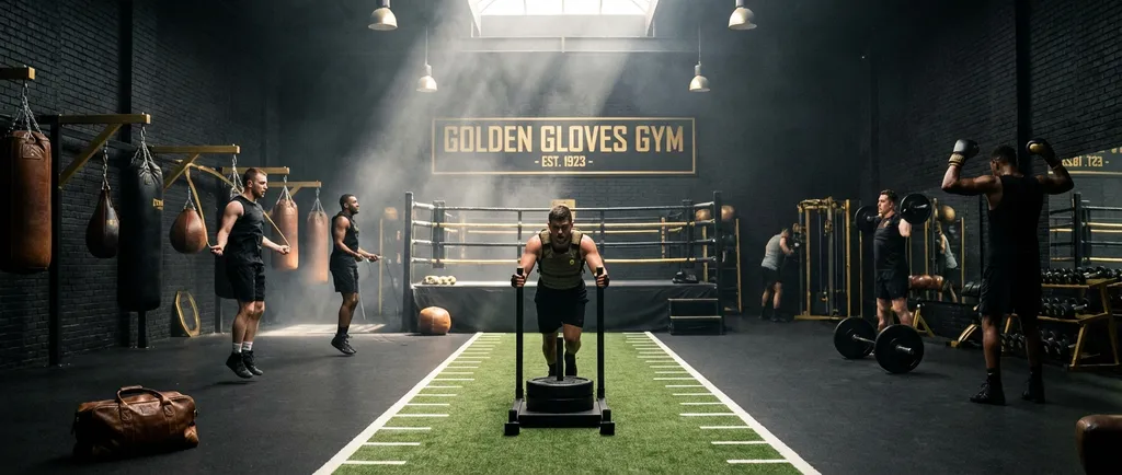 Team competition at Honour and Glory Boxing Club