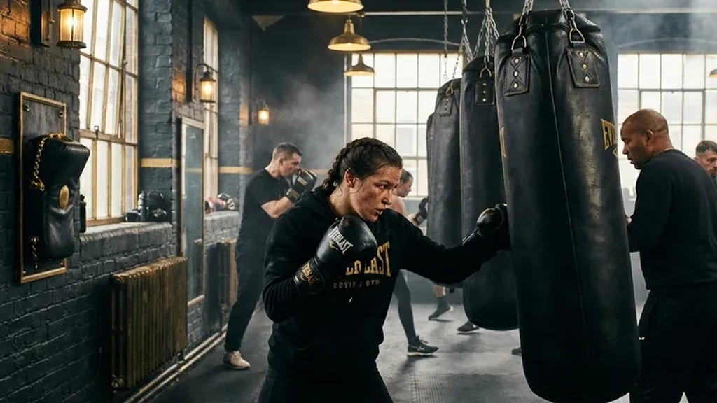 Women's boxing class at Honour and Glory Boxing Club
