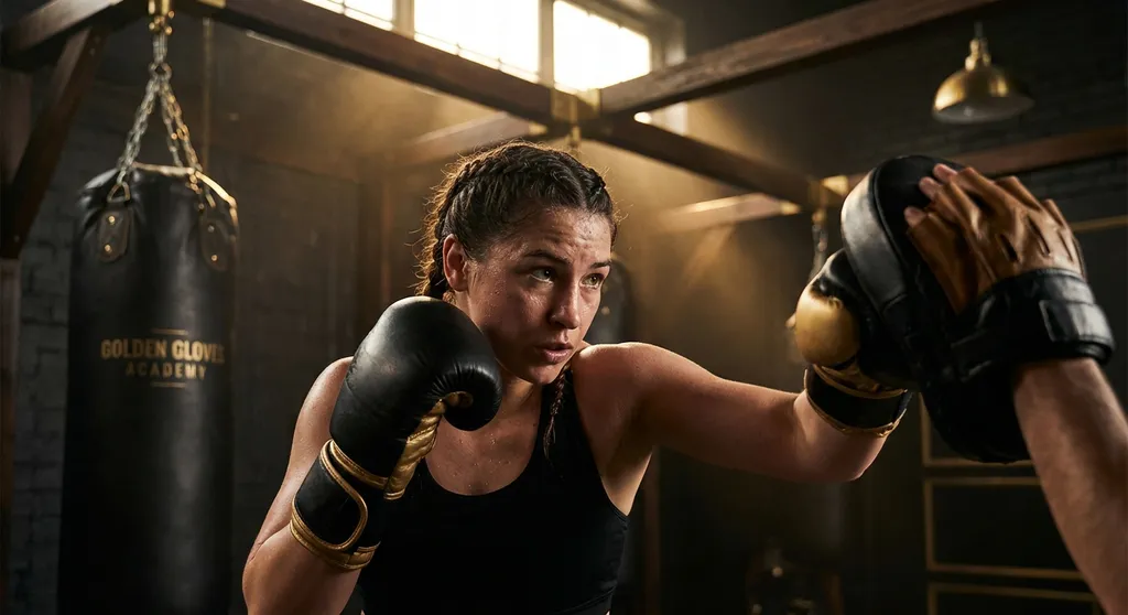 Women's boxing class at Honour and Glory Boxing Club
