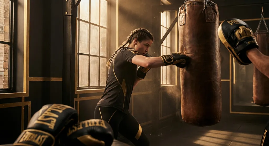 Gym interior at Honour and Glory Boxing Club
