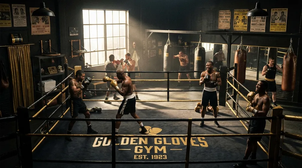 Team and community at Honour and Glory Boxing Club