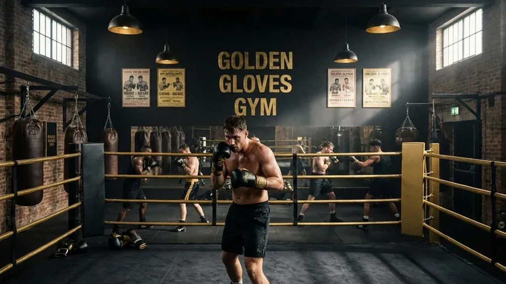 Gym interior at Honour and Glory Boxing Club