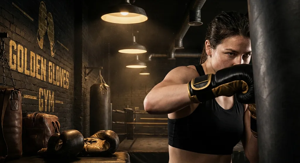 Women's boxing class at Honour and Glory Boxing Club
