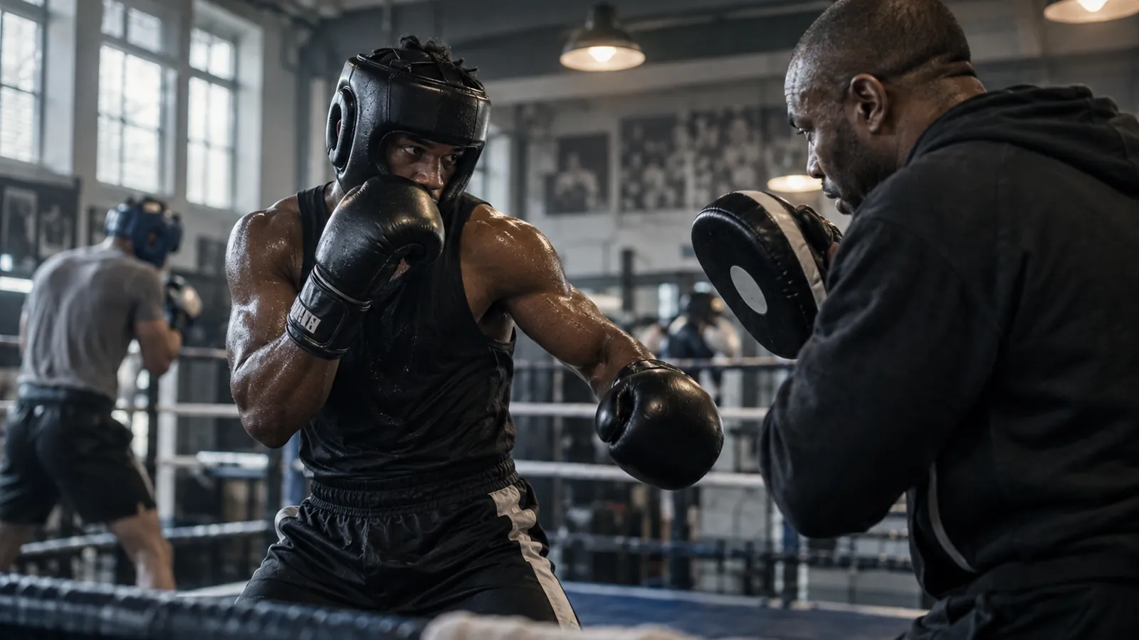Article-specific boxing training image