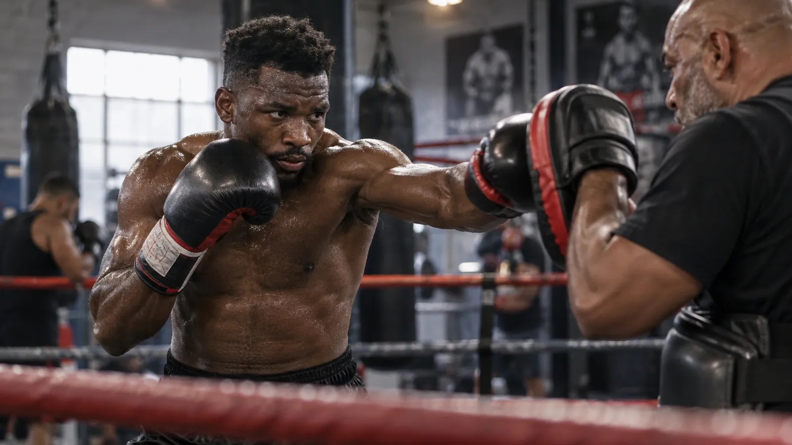 Article-specific boxing training image