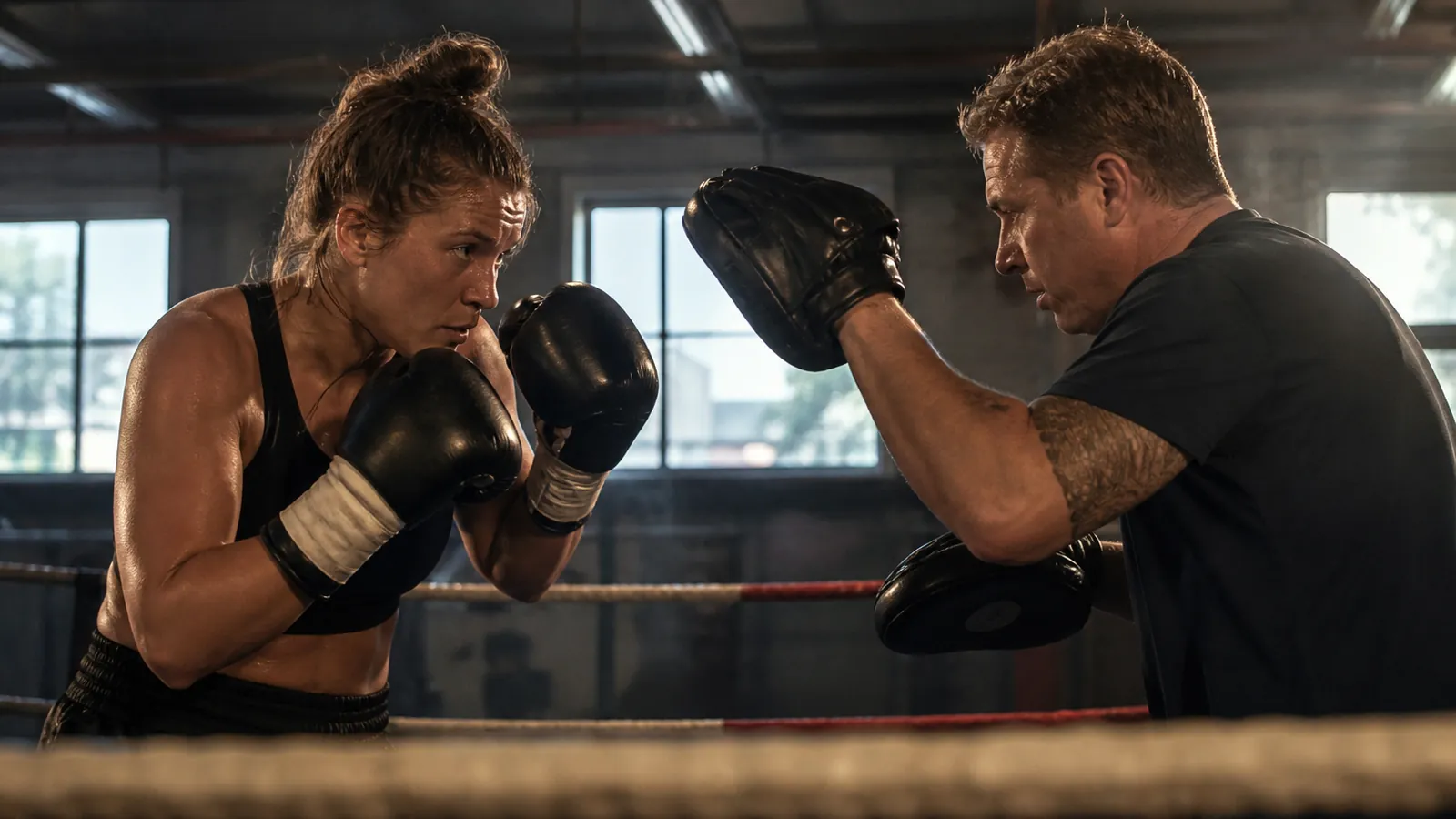 Article-specific boxing training image