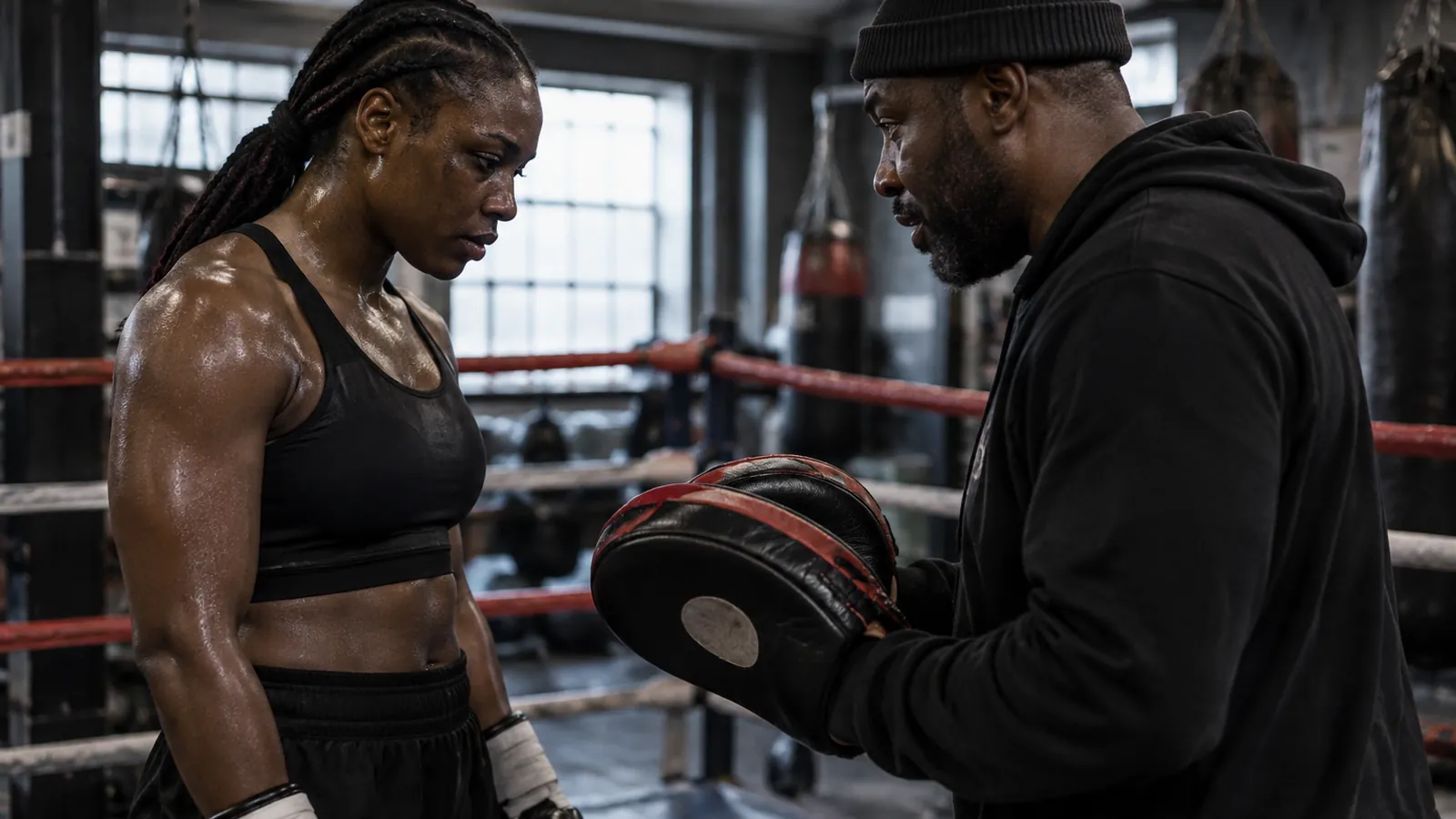 Article-specific boxing training image