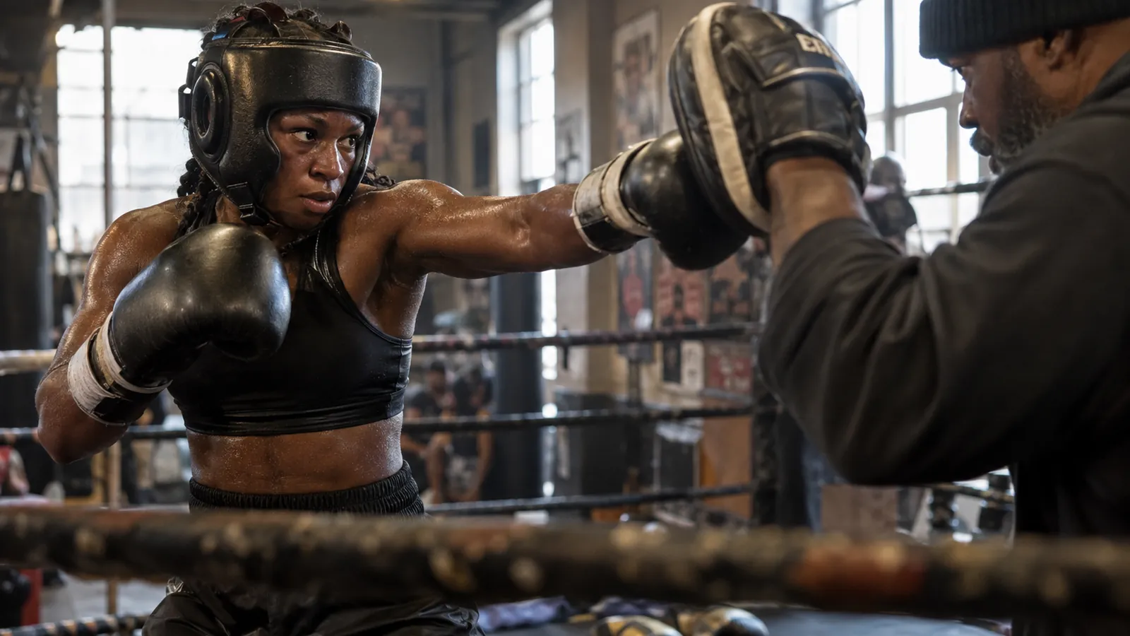Article-specific boxing training image