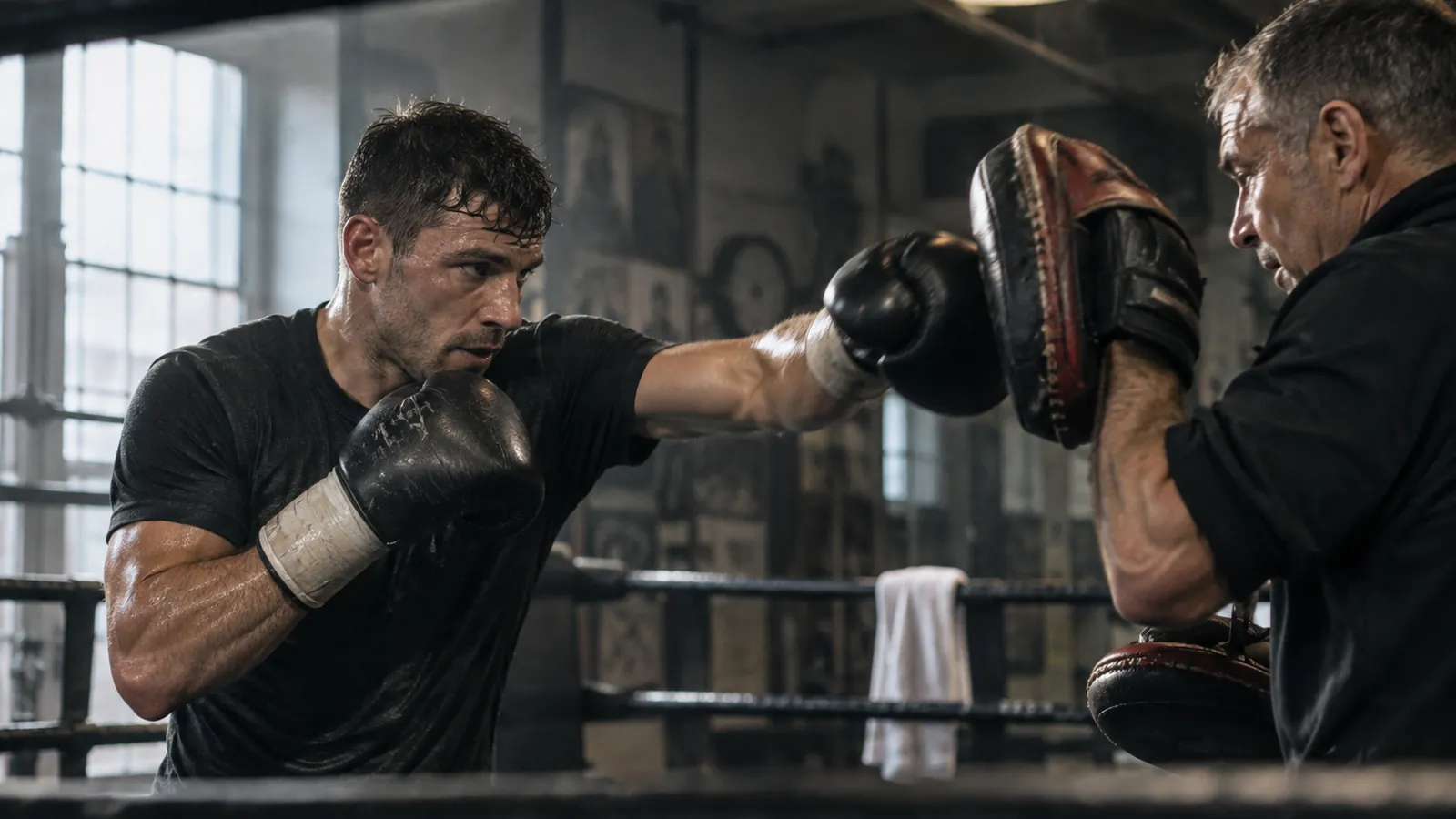 Article-specific boxing training image