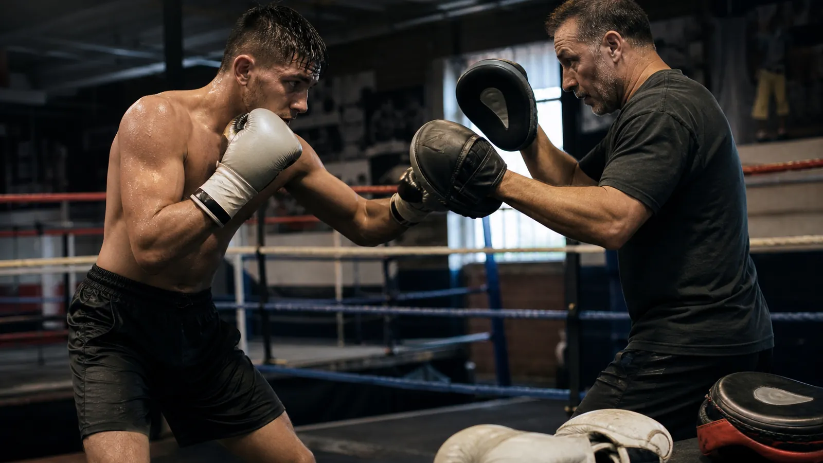 Article-specific boxing training image