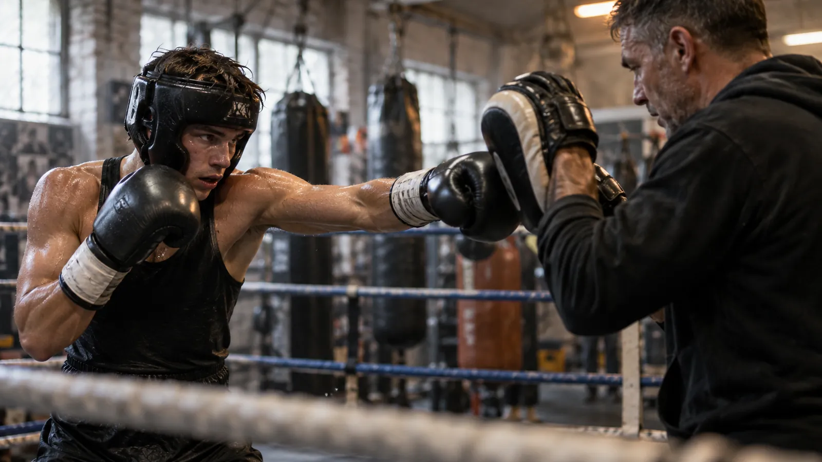 Article-specific boxing training image