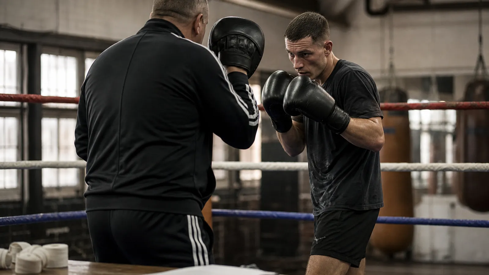 Article-specific boxing training image