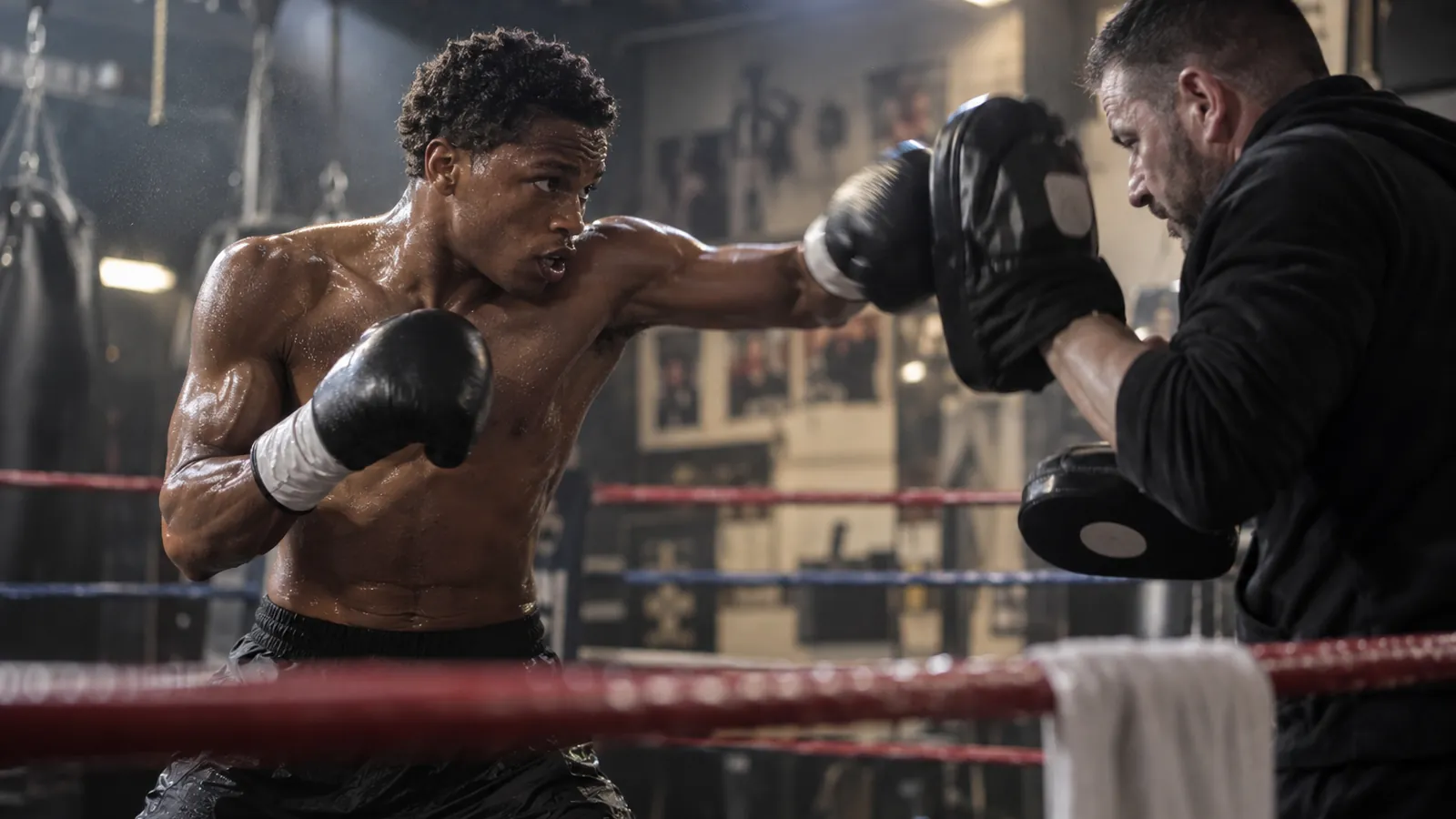 Article-specific boxing training image