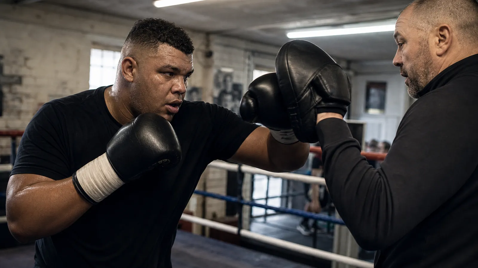 Article-specific boxing training image