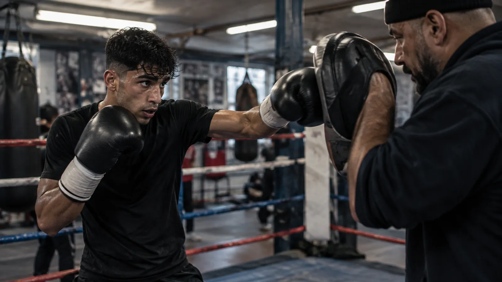 Article-specific boxing training image